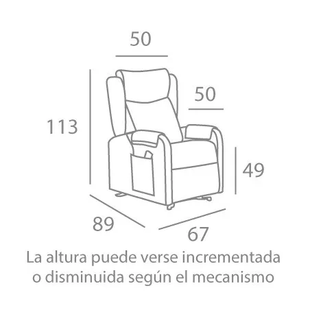 Sillon Venecia en Mueblesguadalhorce.es