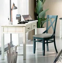 ESCRITORIO RUSTICO COLONIAL encerado en MUEBLEDESCANSO.COM