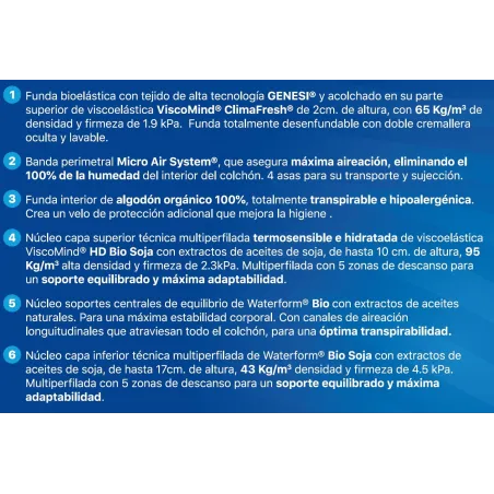 Colchón Genesi Plus Salute