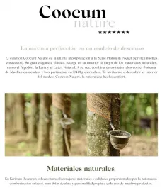 Colchón Coocum Nature de Karibian Descanso 2