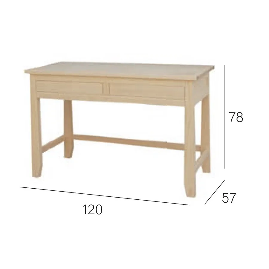 ESCRITORIO RUSTICO COLONIAL encerado en MUEBLEDESCANSO.COM