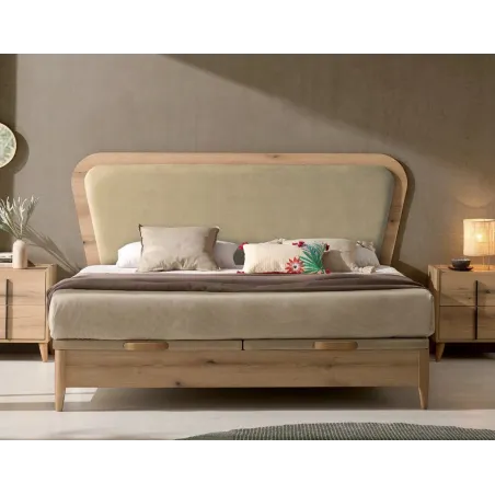 Canapé Koala Nice 3D pata madera individual estilo nórdico