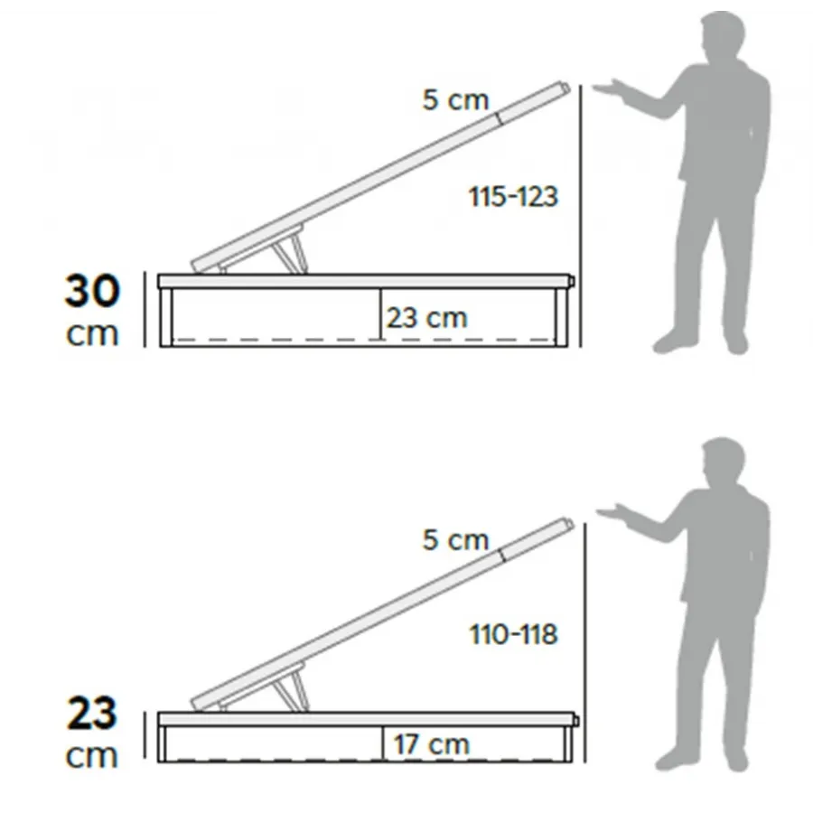 Canapé bajo Cool 3d matrimonio