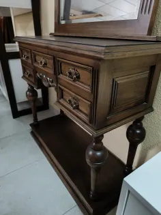 Recibidor clásico madera 2