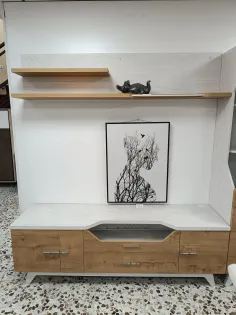 Salón Glass con patas 260 cm. 2