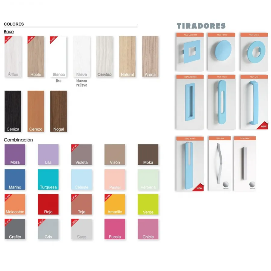 Armario corredera varias medidas altura 210