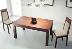 MESA COMEDOR EXTENSIBLE CARRO EN MADERA 2