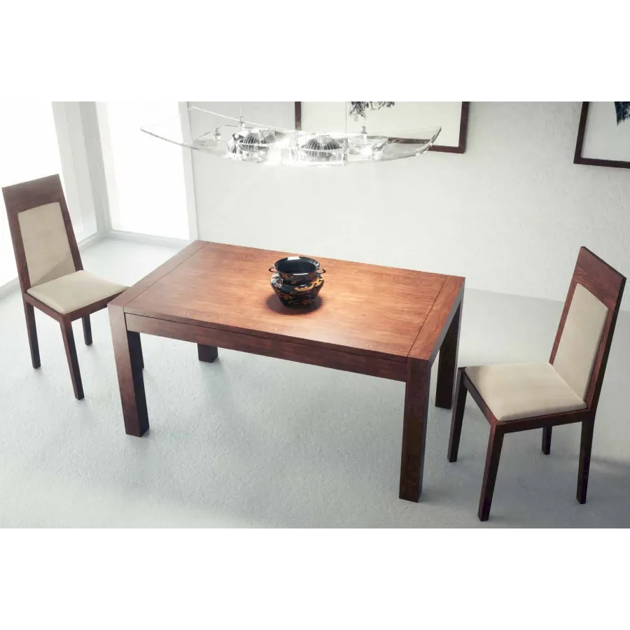 MESA COMEDOR EXTENSIBLE CARRO EN MADERA