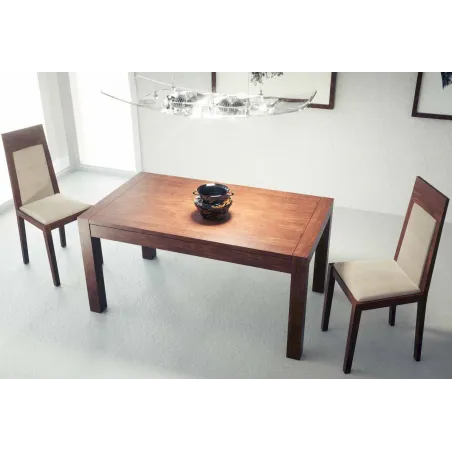 MESA COMEDOR EXTENSIBLE CARRO EN MADERA