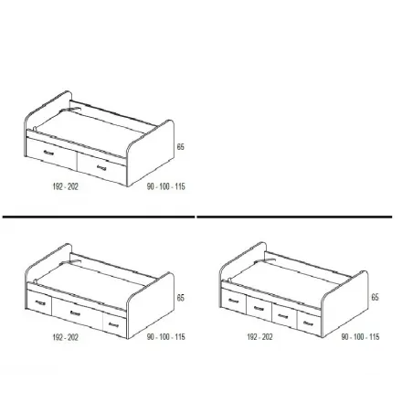 Nido con cama supletoria 105
