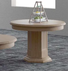 MESA COMEDOR LOPEL PATA COLUMNA EXTENSIBLE