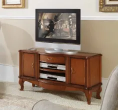 MUEBLE TV DISEÑO CLASICO MADERA CEREZO 120 CM. CON PATAS DIEGA