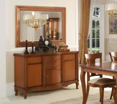 APARADOR DAVINA VINTAGE MADERA CEREZO 150 CM.