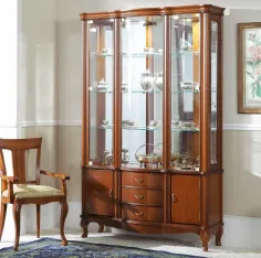 Vitrina tres cuerpos con patas en Mueblesguadalhorce.es