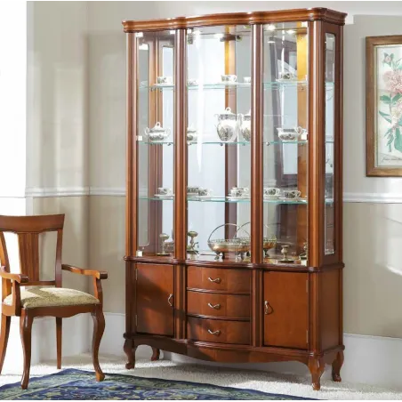 Vitrina tres cuerpos con patas en Mueblesguadalhorce.es