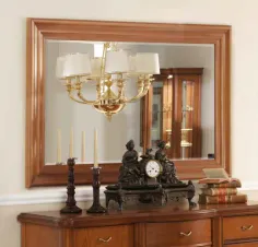 ESPEJO DAVINA MADERA CEREZO 130 CM.