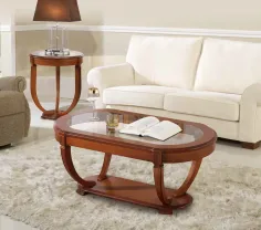 Mesa centro molduras serie Cerezo