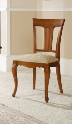 Silla neoclásica tapizada