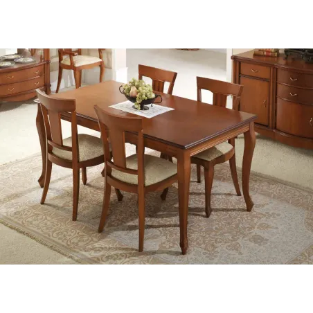 Silla con brazos neoclásica tapizada