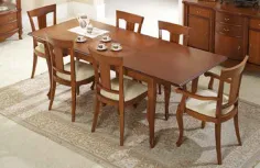 Silla con brazos neoclásica tapizada 2