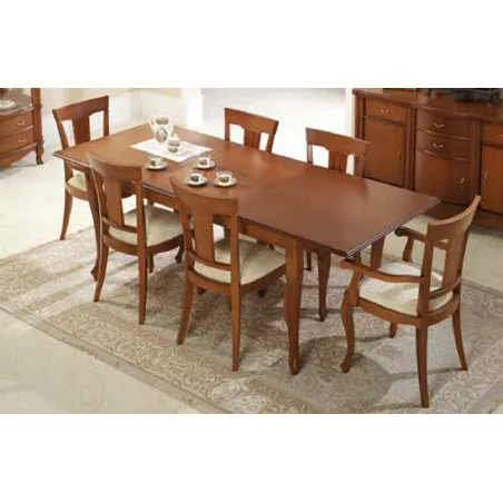 Silla con brazos neoclásica tapizada