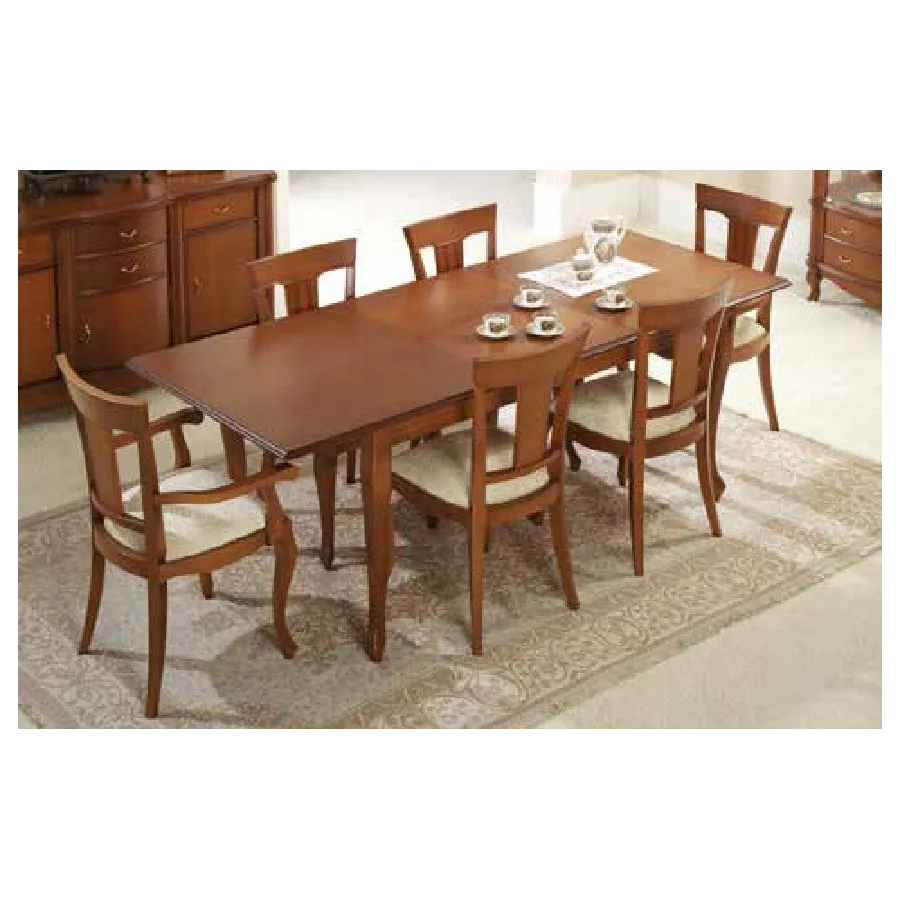 CONJUNTO DE COMEDOR ILORA GRANDES DIMENSIONES pata lisa