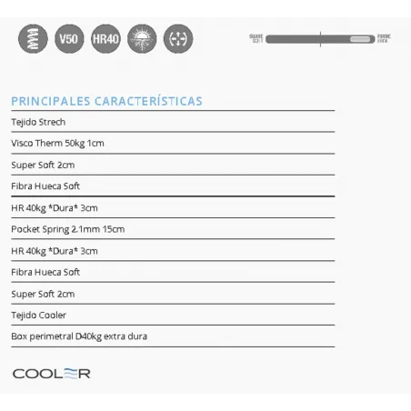 COLCHÓN SOLID FIRM DE KARIBIAN
