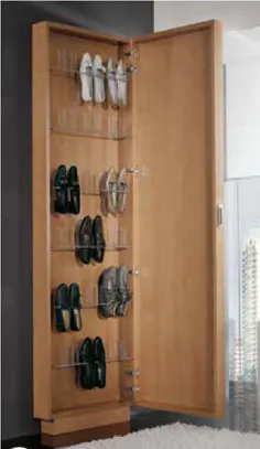 Entradita zapatero con puerta y espejo 53 2