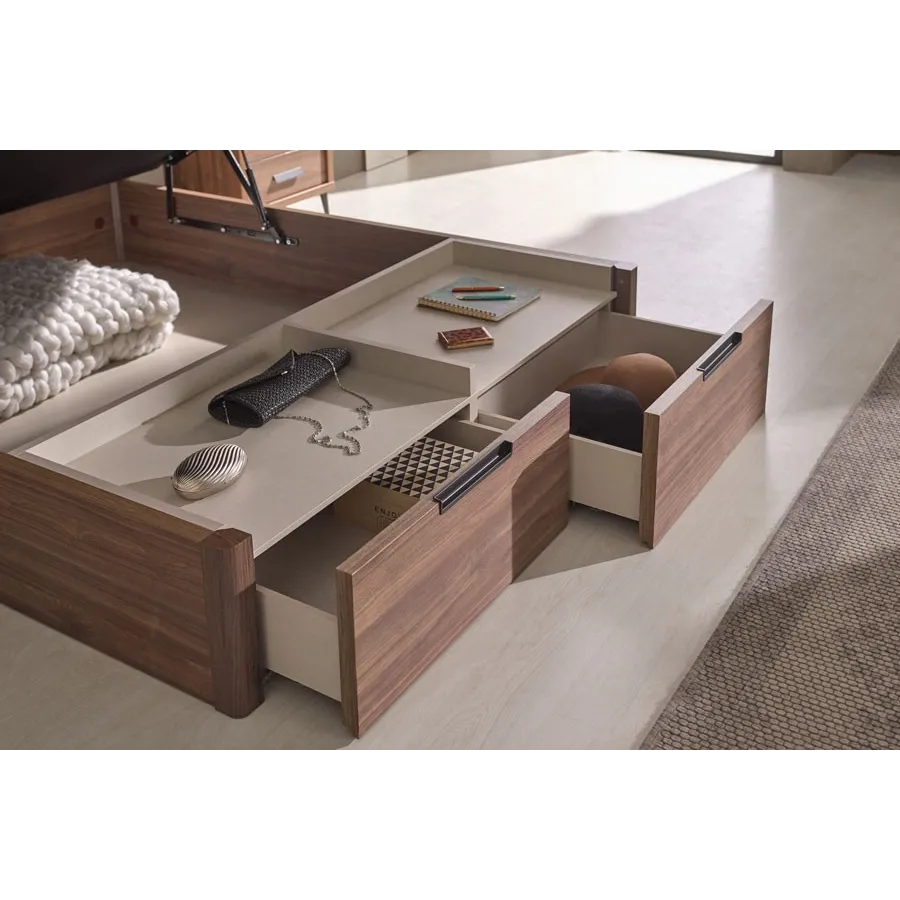 Canapé Koala Drawer Gap con cajones de freno king size