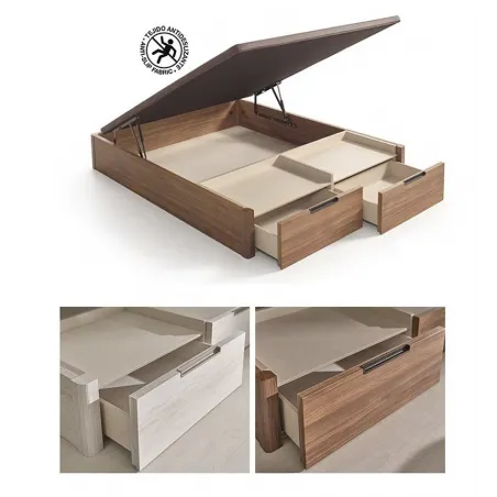 Canapé Koala Drawer Gap con cajones de freno king size