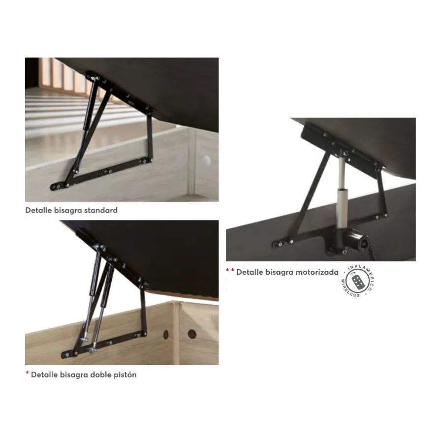 Canapé Koala Gap twin Drawer con cajones de freno king size