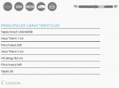COLCHON CASHMERE DE KARIBIAN DESCANSO 2