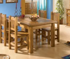 Mueble de salón Mexicano con librero 268 cm.