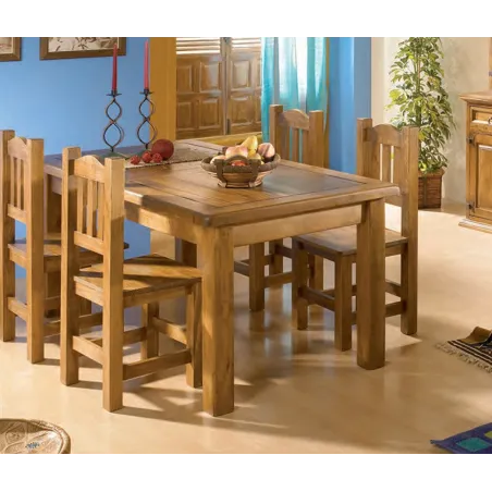 Mueble de salón Mexicano con librero 268 cm.