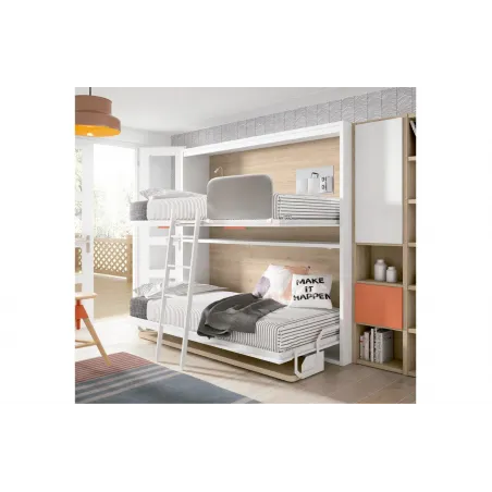 Litera abatible con escritorio en Mueblesguadalhorce.es