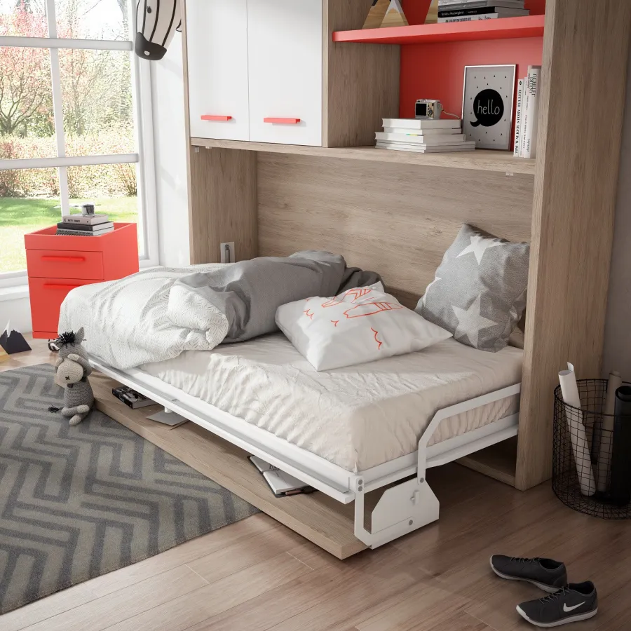 Cama abatible con escritorio y armario en MuebleDescanso El Viso Málaga