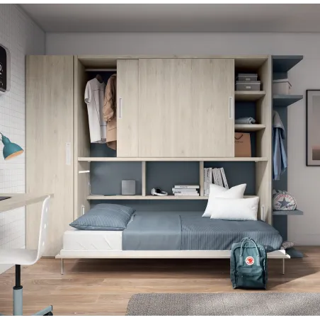 Cama abatible con escritorio y armario en MuebleDescanso El Viso Málaga