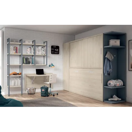 Cama abatible con escritorio y armario en MuebleDescanso El Viso Málaga