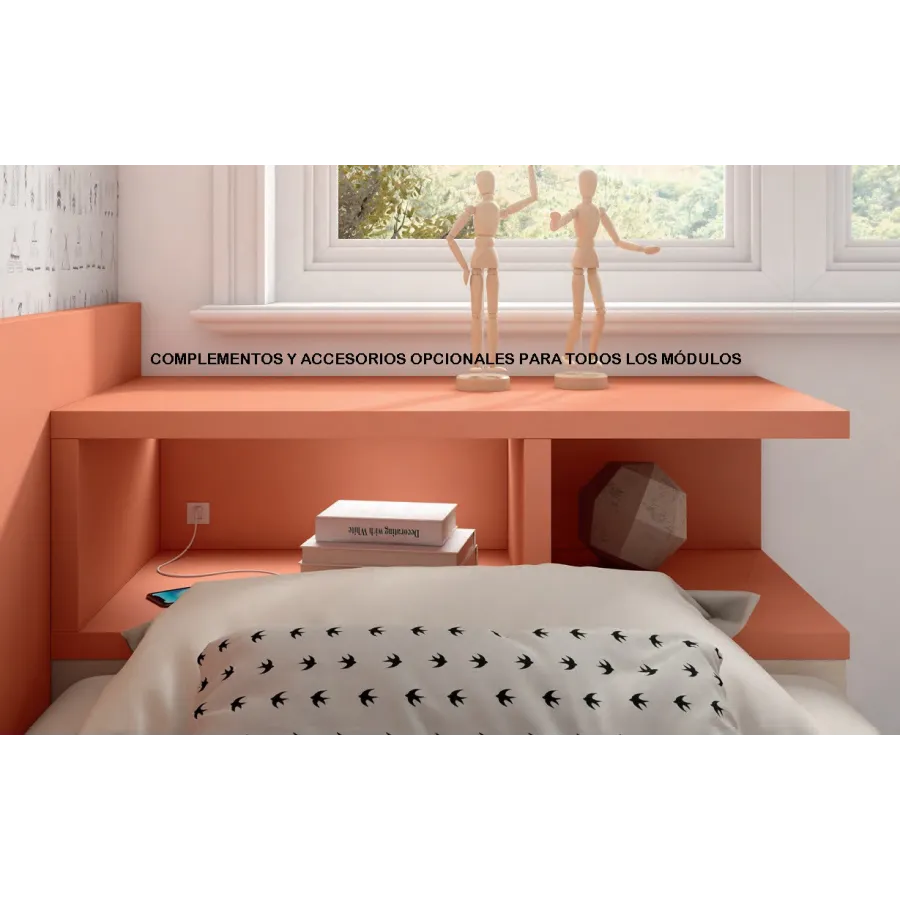 Composición juvenil Lan Mobel 19 en Mueblesguadalhorce.es