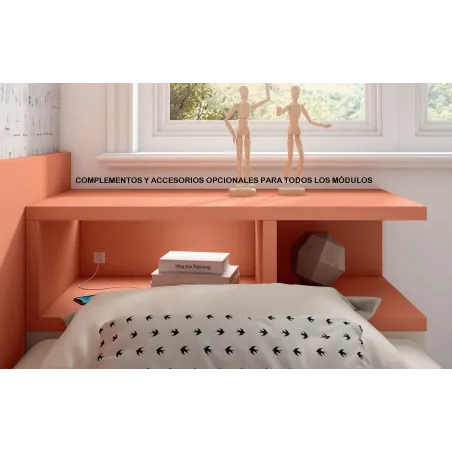 Composición juvenil Lan Mobel 19 en Mueblesguadalhorce.es