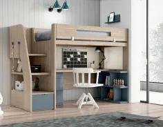 Litera con escritorio Beladur en Mueblesguadalhorce.es