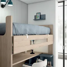 Litera con escritorio Beladur en Mueblesguadalhorce.es 2