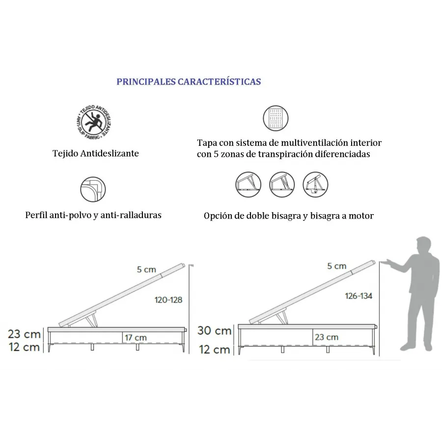 Canapé Koala Enjoy XL 3D pata madera