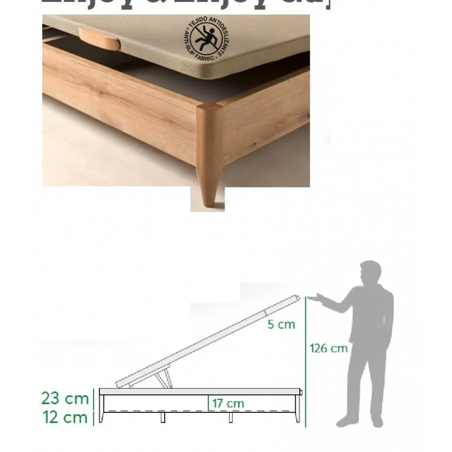 Canapé Koala Enjoy XL 3D pata madera
