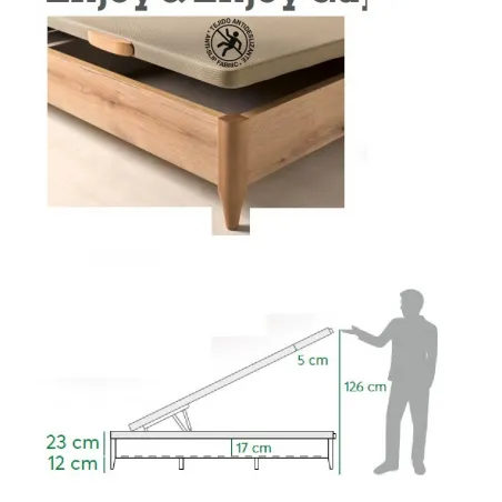 Canapé Koala Enjoy XL 3D pata madera