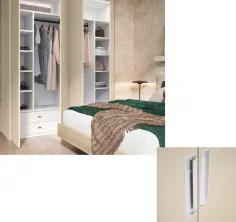 Composición con armarios tapizada 2