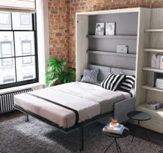 Cama abatible vertical con sofá f43 2