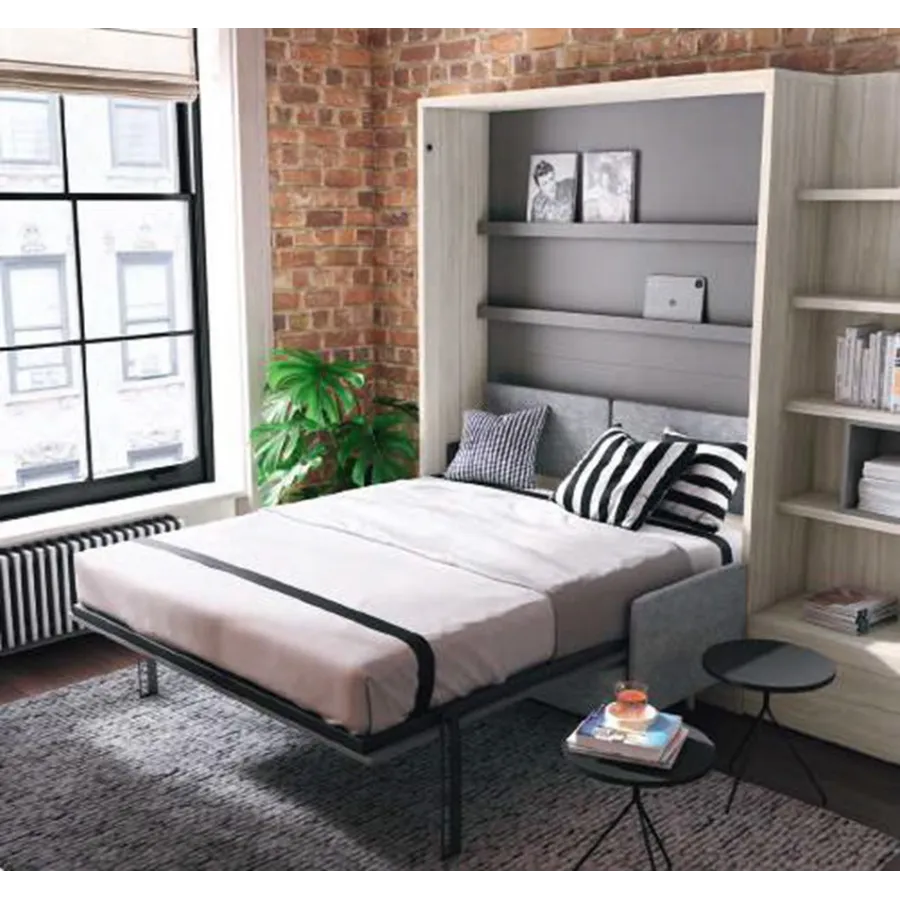 Cama abatible vertical con sofá f43