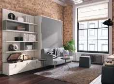 Cama abatible vertical con sofá f43 2