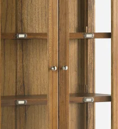 VITRINA FLASH 2 CAJONES 2+2 PUERTAS 2 ESTANTES en madera mindi 2